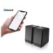Edifier R1855DB Active 2.0 Bluetooth Bookshelf Speaker Set, Matte Black - Connected to phone via Bluetooth