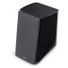 Edifier R2000DB Active 2.0 Bluetooth Bookshelf Speaker Set, Gloss Black - High angle, tilted, grille attached