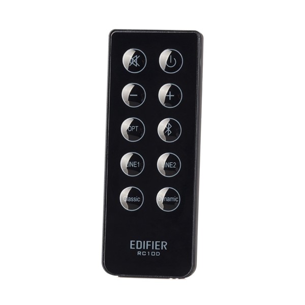 Edifier R2000DB Active 2.0 Bluetooth Bookshelf Speaker Set, Gloss Black - Remote control