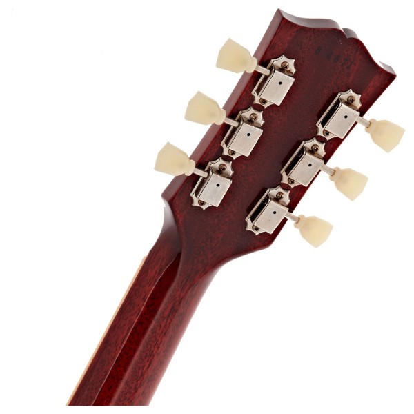 Gibson Custom 1958 Les Paul Standard Reissue VOS, Washed Cherry Sunburst #84671 - headstock back 