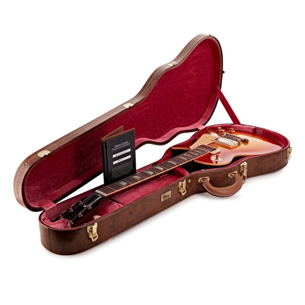 Gibson Custom 1958 Les Paul Standard Reissue VOS, Washed Cherry Sunburst #84671 - case open