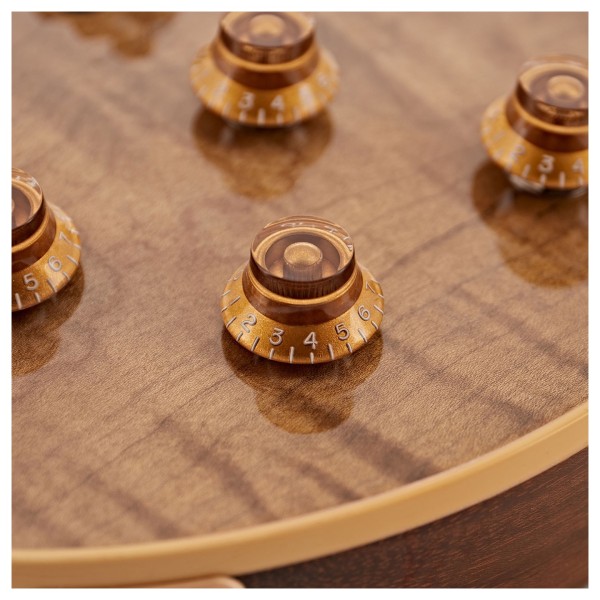 Gibson Custom Les Paul Axcess Standard Figured Top Floyd Rose, DC Rust #CS500231 - knobs 