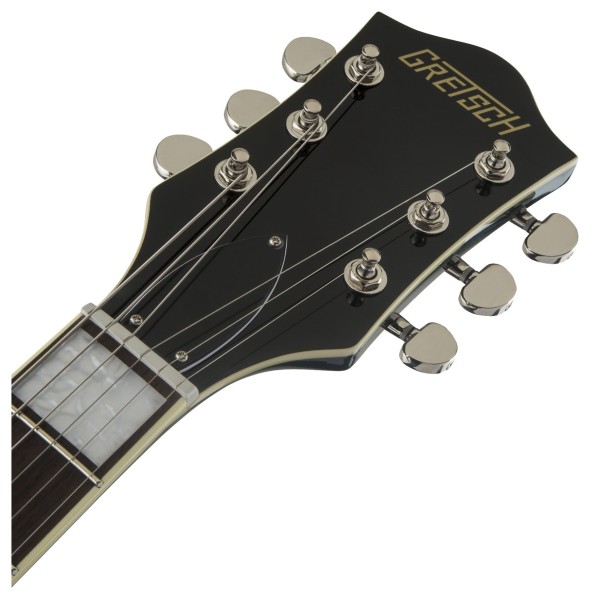 Gretsch G2655 Streamliner CB Jr, Gunmetal Metallic - headstock