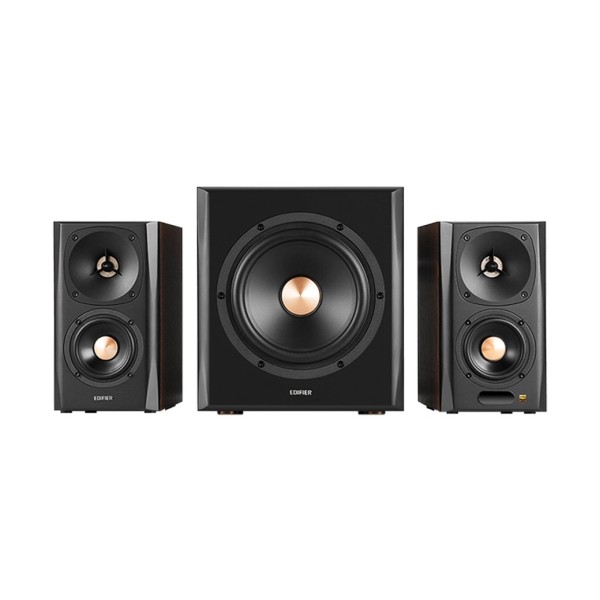 Edifier S360DB 2.1 Active Bluetooth Multimedia Speaker System, Black - Front view