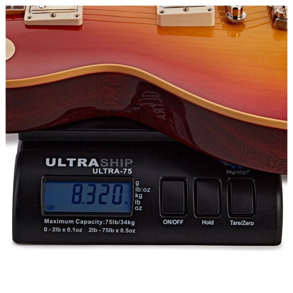 Gibson Custom 1959 Les Paul Standard Reissue VOS, Washed Cherry Sunburst #942341 - weight