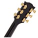 Gibson Custom 1968 Les Paul Custom Reissue, Ebony #407778 - headstock back 