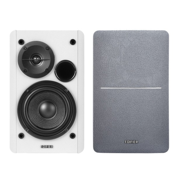 Edifier R1280T Active 2.0 Bookshelf Speaker Set, White - front image