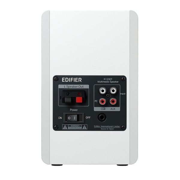 Edifier R1280T Active 2.0 Bookshelf Speaker Set, White - rear 