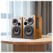 Edifier R1280T Active 2.0 Bookshelf Speaker Set, Brown - lifestyle 1 