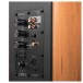Edifier S1000MKII Hi-Res Audio Active 2.0 Bluetooth Bookshelf Speaker Set, Brown - Controls and connection panel