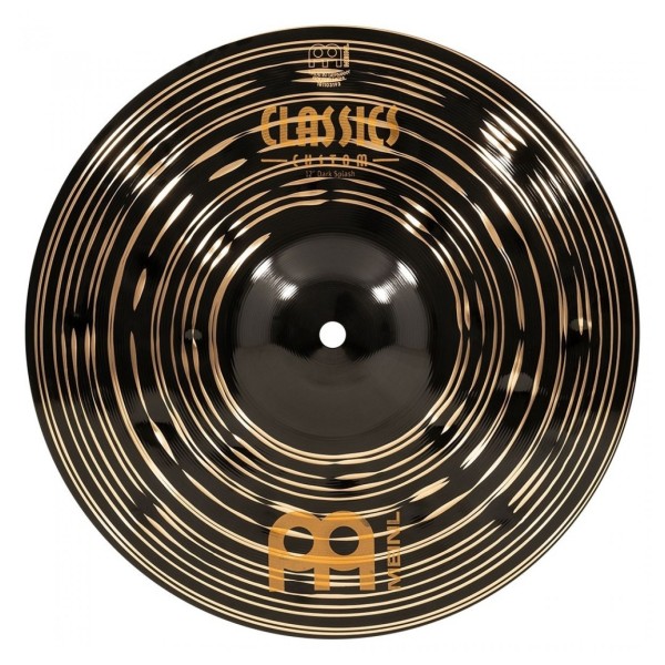 Meinl Classics Custom 10'' Dark Splash & Gear4music Deluxe Weighted Cymbal Grabber Arm