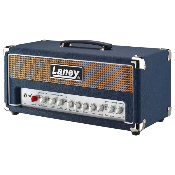 Laney Lionheart Foundry Series Supertop- Guitar Amplifier Head 120 watt with Reverb Tremolo & Chorus - side 