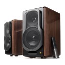 Edifier S2000MKIII Hi-Res Audio Active Bluetooth Bookshelf Speakers (Pair), Brown