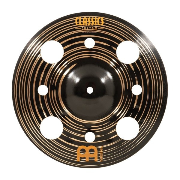 Meinl 12" Classics Custom Dark Trash Splash & Gear4music Deluxe Weighted Cymbal Grabber Arm