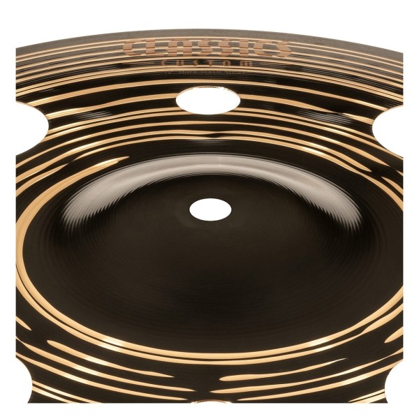 Meinl 12" Classics Custom Dark Trash Splash & Gear4music Deluxe Weighted Cymbal Grabber Arm