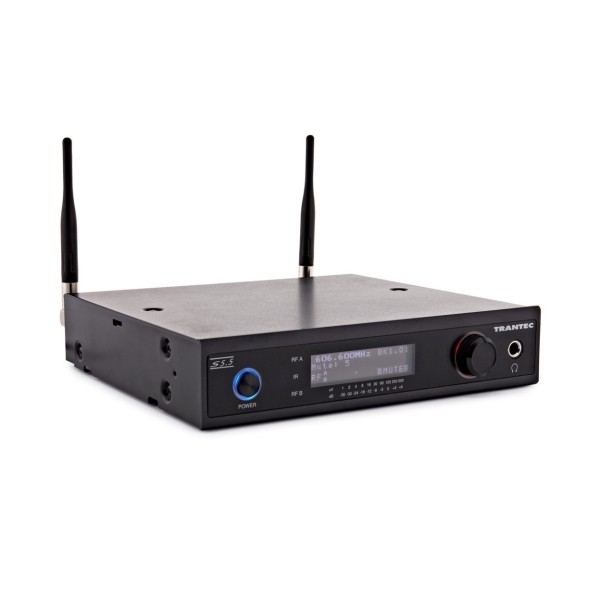 Trantec S5.5 8-Way Rackmounted Wireless Receiver, Single Receiver Angle