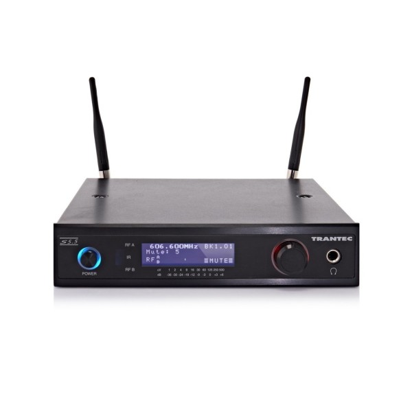Trantec S5.5 8-Way Rackmounted Wireless Receiver, Single Receiver Front
