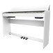 Roland F701 Digital Piano, White, Side