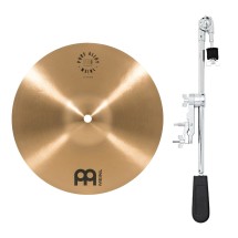 Meinl Pure Alloy Traditional 10'' Splash & Gear4music Deluxe Weighted Cymbal Grabber Arm