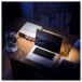 Audiolab D9 DAC, Silver - lifestlye 2 with laptop