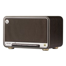 Edifier D32 Tabletop Bluetooth Hi-Res Speaker, Black Walnut