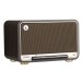 Edifier D32 Tabletop Bluetooth Hi-Res Speaker with Built-in Battery, Black Walnut