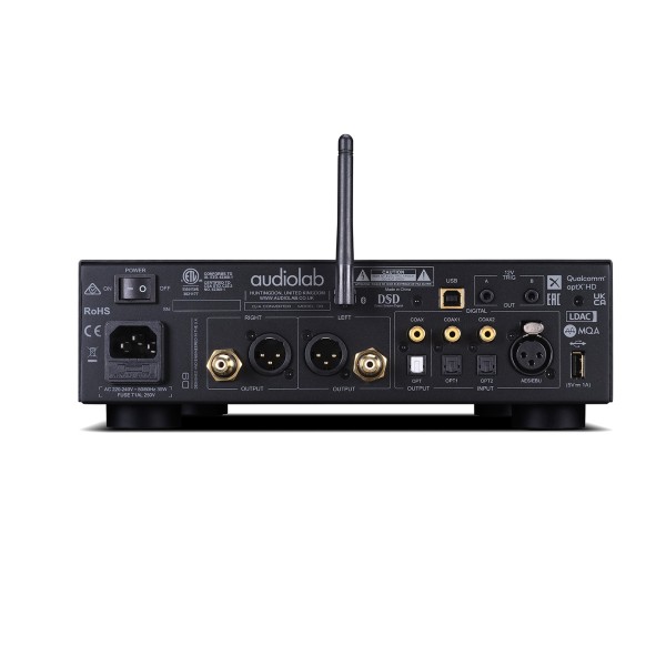 Audiolab D9 DAC, Black - rear 
