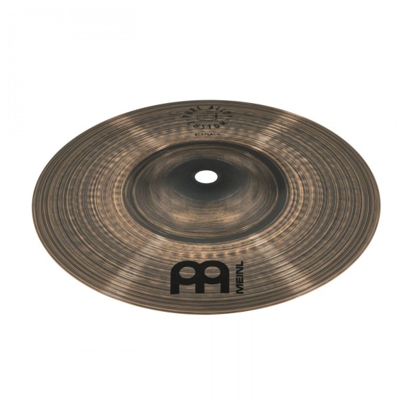 Meinl Pure Alloy 8" Custom Splash & Gear4music Deluxe Weighted Cymbal Grabber Arm