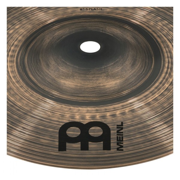 Meinl Pure Alloy 8" Custom Splash & Gear4music Deluxe Weighted Cymbal Grabber Arm