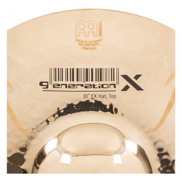 Meinl Generation X 10'' FX Hats & X-Hat Auxiliary Hi-Hat Arm with Clamp