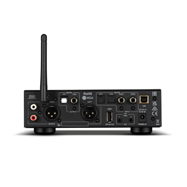 Audiolab D7 DAC, Black - rear 