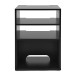 AVCOM Hifi Cabinet, 3 Shelf, Black