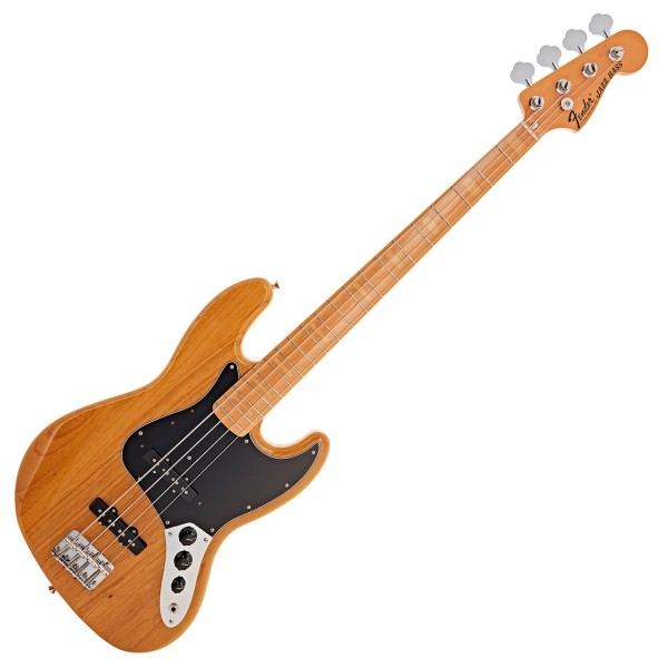Fender Limited Edition Made in Japan Traditional II '70s Jazz Bass, Vintage Natural - front