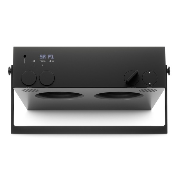 OB-4 Magic Radio Bluetooth Speaker, Grey - Top