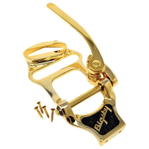 Bigsby B16G Vibrato Tailpiece, Gold, with Bridge & Neck Shim 