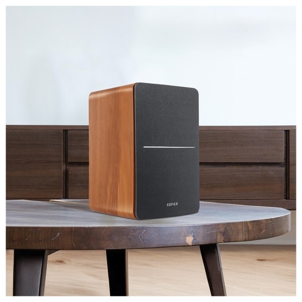 Edifier R1280TS Active 2.0 Bookshelf Speaker Set, Brown - lifestyle 
