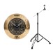 Meinl Classics Custom Dual 16'' Crash Cymbal & Gear4music Boom Arm Stand, Black