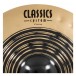 Meinl Classics Custom Dual 16'' Crash Cymbal & Gear4music Boom Arm Stand, Black