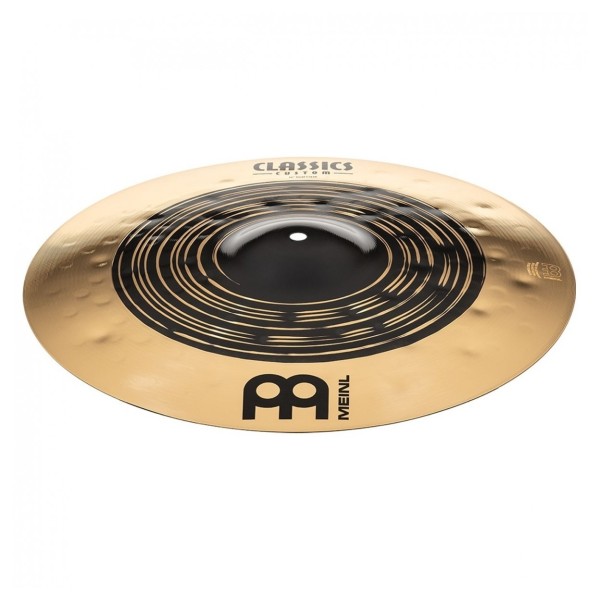 Meinl Classics Custom Dual 16'' Crash Cymbal & Gear4music Boom Arm Stand, Black