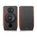 Edifier R1700BTS Active 2.0 Bluetooth Bookshelf Speaker Set, Brown - dual front 