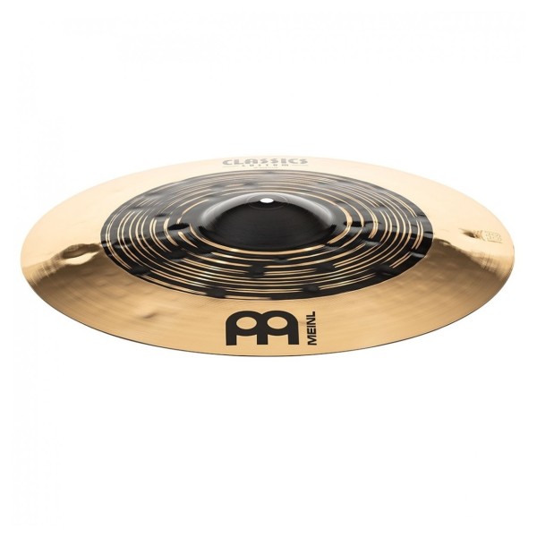 Meinl Classics Custom Dual 19'' Crash Cymbal & Gear4music Boom Arm Stand, Black