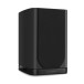 Wharfedale EVO 5.1 Bookshelf Speakers (Pairs), Black - Left side view, grille attached