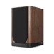 Wharfedale EVO 5.1 Bookshelf Speakers (Pair), Walnut - Right side view, grille attached