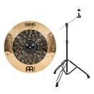 Meinl Classics Custom Dual 22'' Ride Cymbal & Gear4music Boom Arm Stand, Black