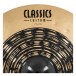 Meinl Classics Custom Dual 22'' Ride Cymbal & Gear4music Boom Arm Stand, Black