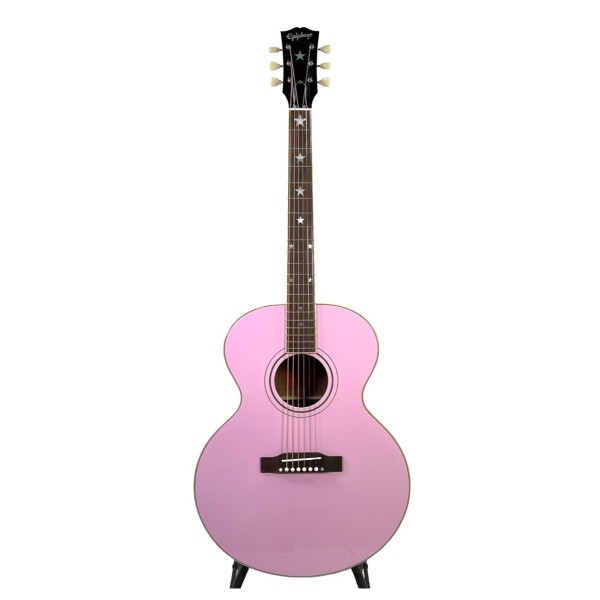 Epiphone J-180 LS Inspired by Gibson Custom, Pink