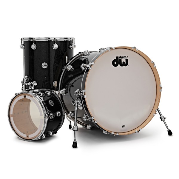 DW Collectors Series 3-Piece SSC Maple Shell Pack - Black Ice