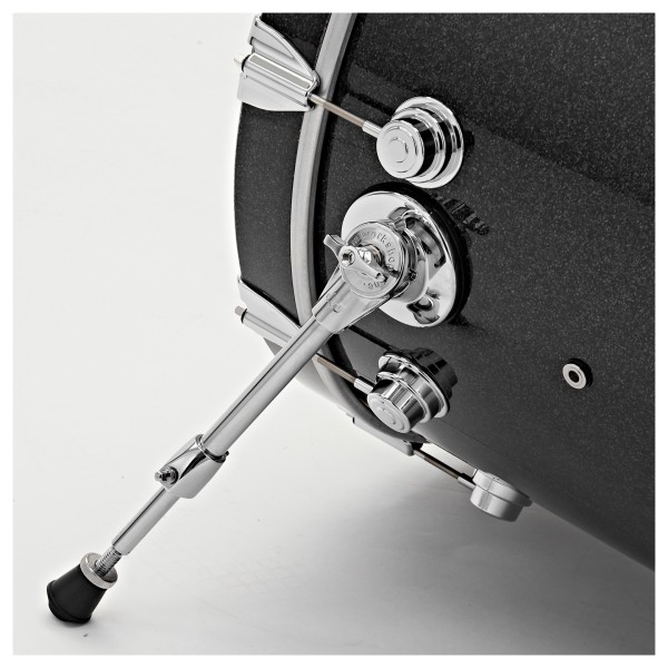 DW Collectors Series 3-Piece SSC Maple Shell Pack - Black Ice Finish Ply, Chrome Hardware