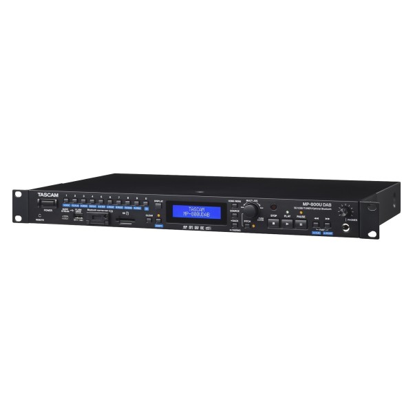 Tascam MP-800UDAB Media Player - Angled