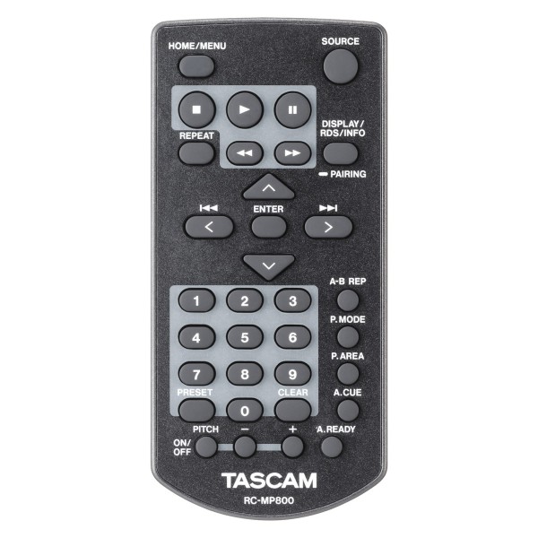 Tascam MP-800UDAB SD/USB Media Player With DAB/FM Tuner - Remote